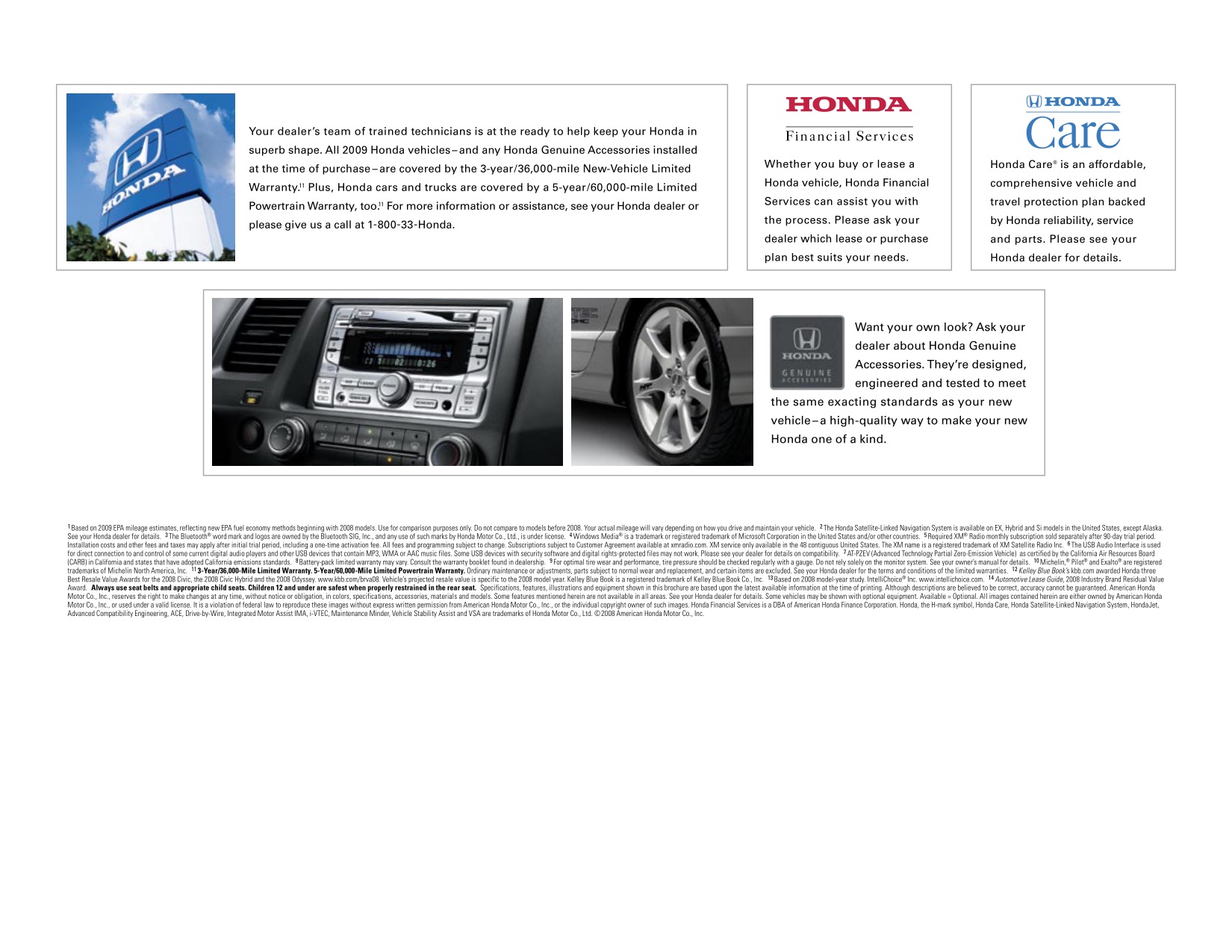 2009 Honda Civic Brochure Page 16